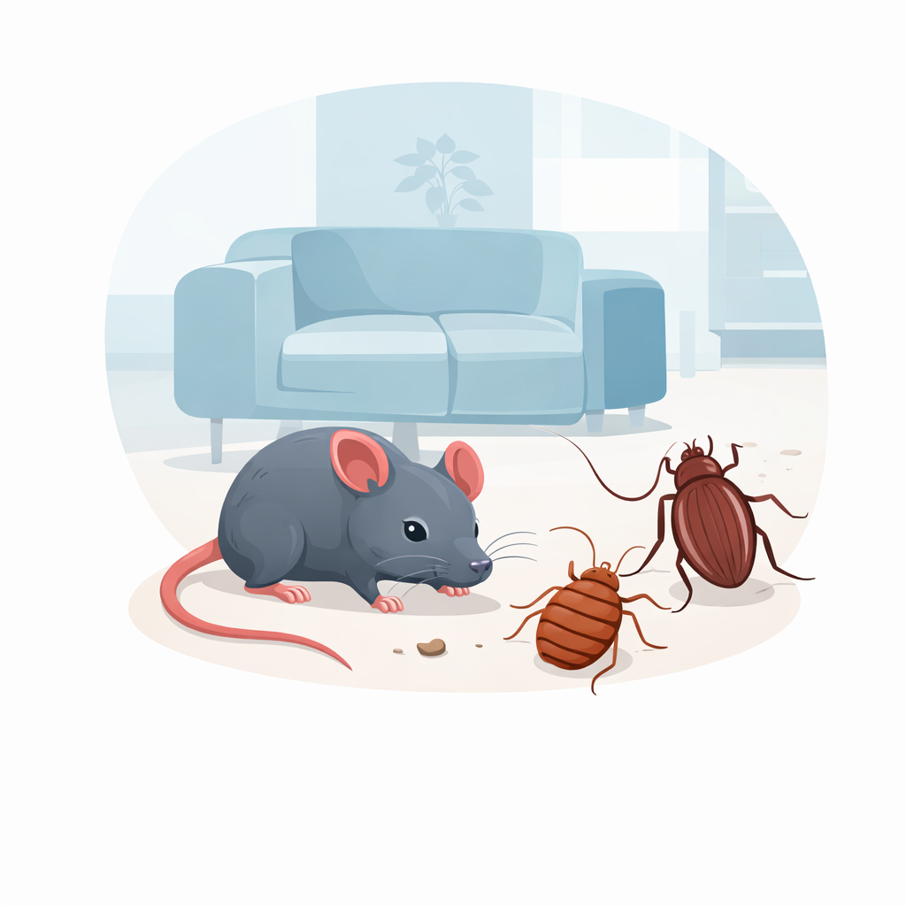 Nuisibles et infestations dans un logement en location saisonnière